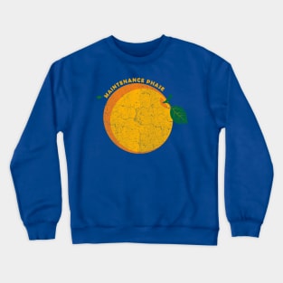 orange maintenane phase v2 Crewneck Sweatshirt